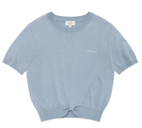 韓國 Covernat Women's Twist Wool Short Sleeve Knit【CO012】 - STT Mall HK 靚太網購