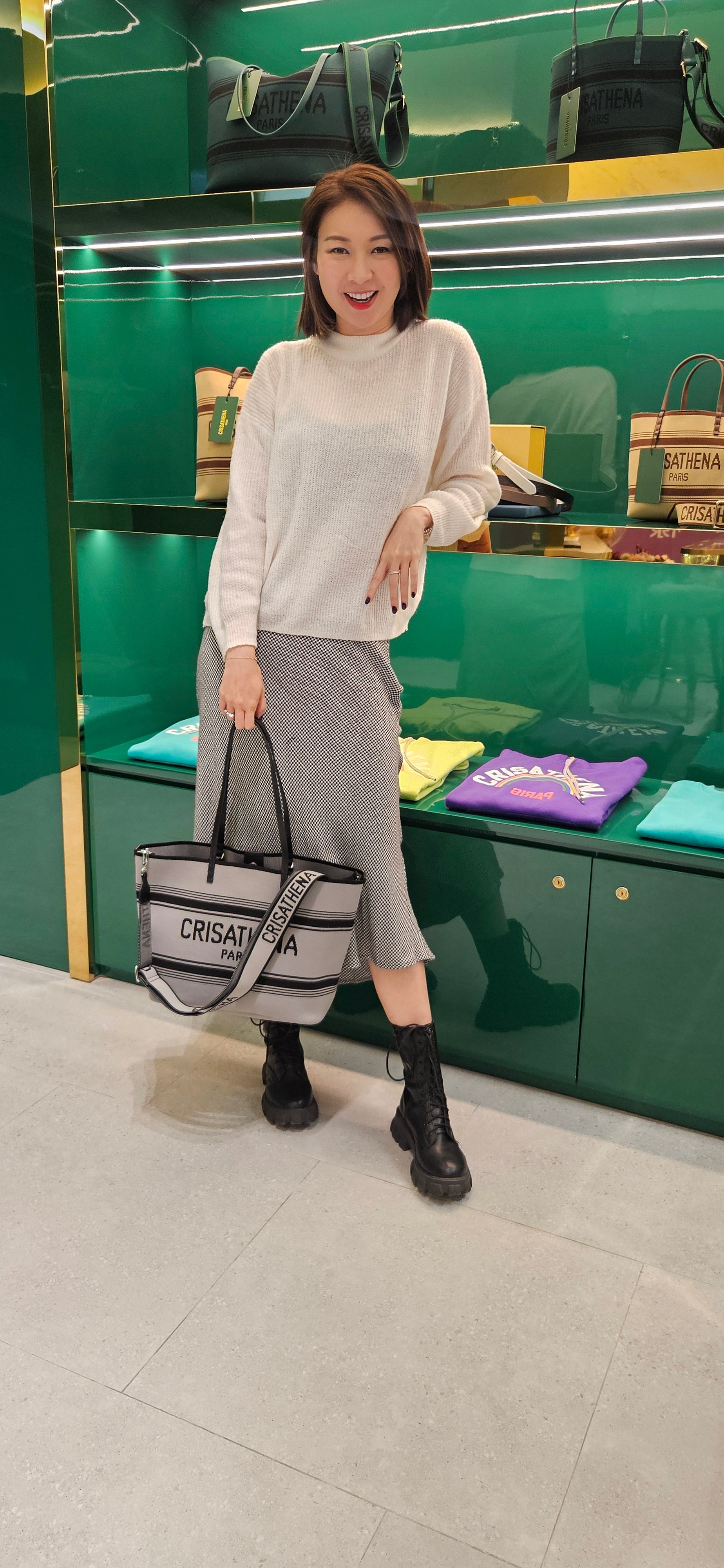 Crisathena Légèreté Large Tote Bag【SM164】