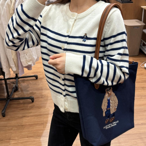 韓國 Who.A.U Steve Round Neck Cardigan【WA047】 - STT Mall HK 靚太網購