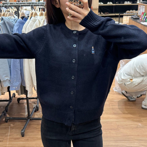 韓國 Who.A.U Steve Round Neck Cardigan【WA047】 - STT Mall HK 靚太網購