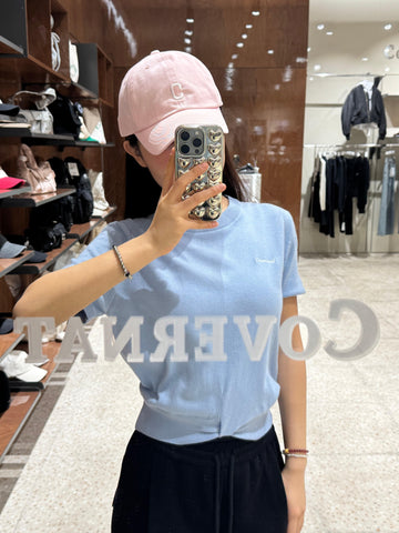 韓國 Covernat Women's Twist Wool Short Sleeve Knit【CO012】 - STT Mall HK 靚太網購