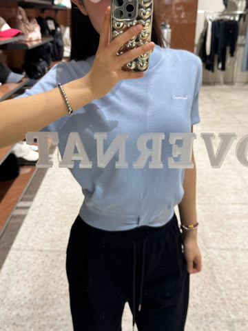 韓國 Covernat Women's Twist Wool Short Sleeve Knit【CO012】 - STT Mall HK 靚太網購