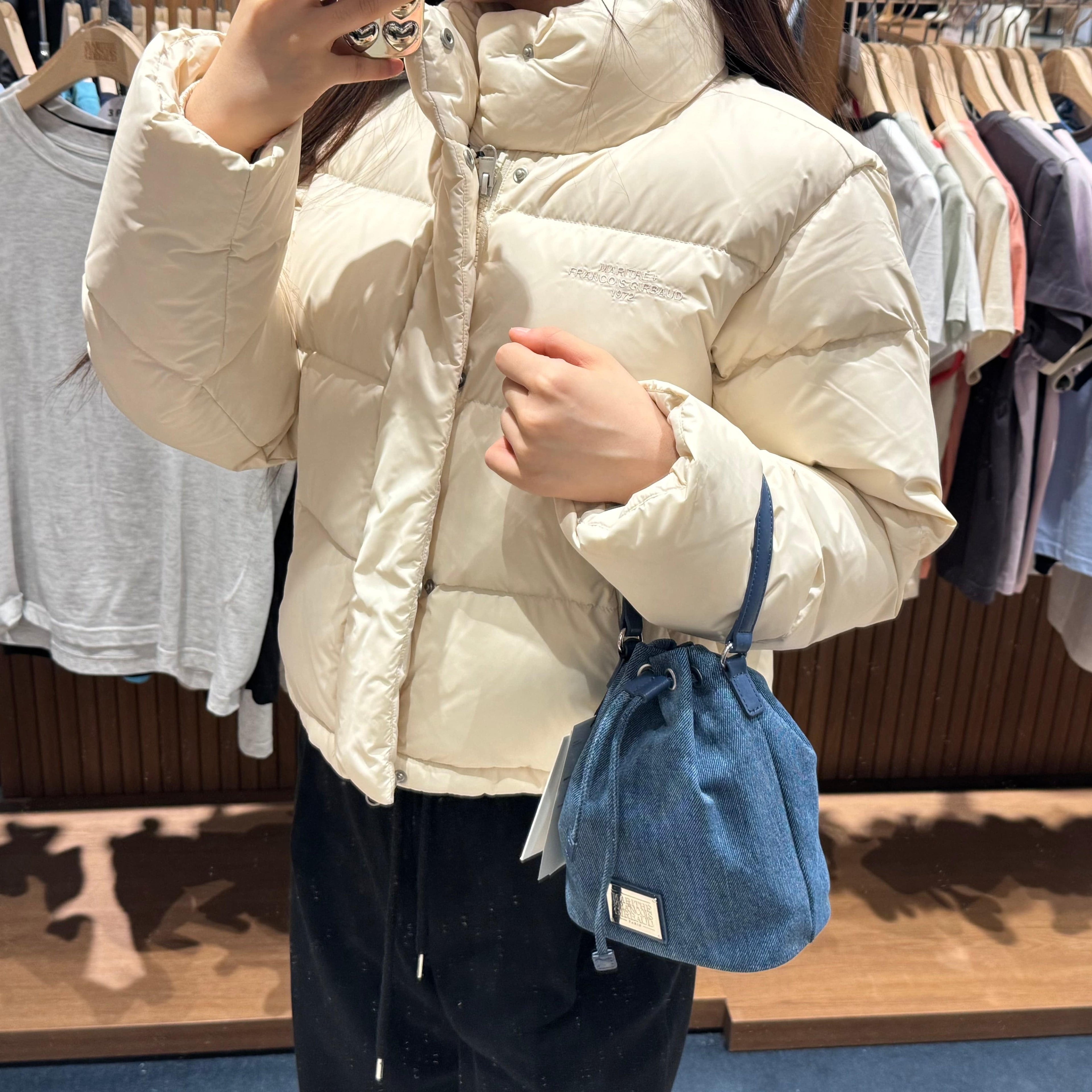 韓國 Marithe Francois Girbaud CLASSIC LOGO MINI BUCKET BAG 【MF100】 - STT Mall HK 靚太網購