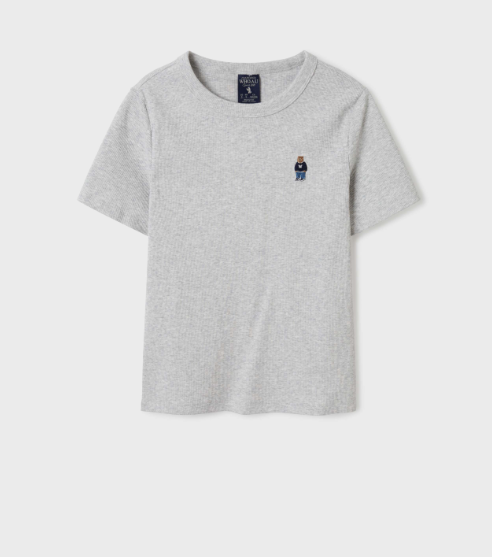 韓國 Who.A.U Steve Ribbed Short Sleeve T-shirt【WA052】 - STT Mall HK 靚太網購