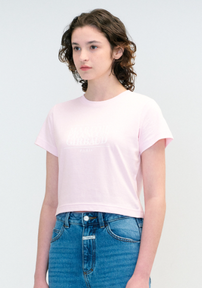 韓國 MFG W CLASSIC LOGO CROP TEE 【MF163】 - STT Mall HK 靚太網購