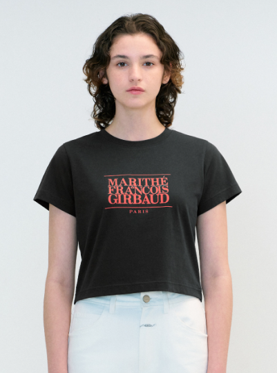 韓國 MFG W CLASSIC LOGO CROP TEE 【MF163】 - STT Mall HK 靚太網購