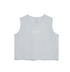 韓國 Markm WAVE SLOGAN SLEEVELESS CROP T-SHIRT【MA052】 - STT Mall HK 靚太網購