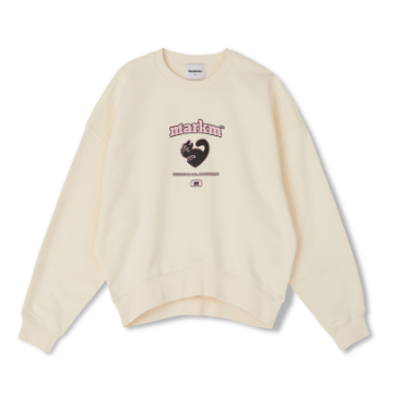 韓國 Markm HEART CAT SWEATSHIRT【MA063】 - Image