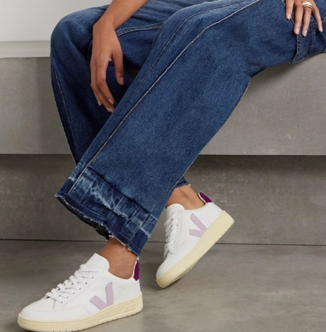 【現貨】VEJA V-12 suede-trimmed leather sneakers【JA112】 - STT Mall HK 靚太網購