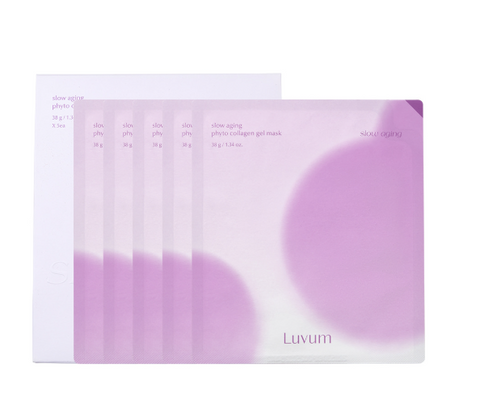 Luvum 抗老逆齡植物膠原蛋白凝膠面膜 38g (5片裝)【KX037】 - Image