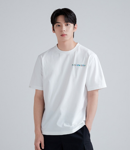 韓國 Discovery Athleisure Typography Graphic T-shirt【DY173】 - Image