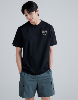 韓國 Discovery Athleisure Round Graphic T-Shirt【DY156】 - Image