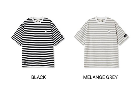 韓國 LifeWork Radock Stripe Short Sleeve T-shirt【LW069】