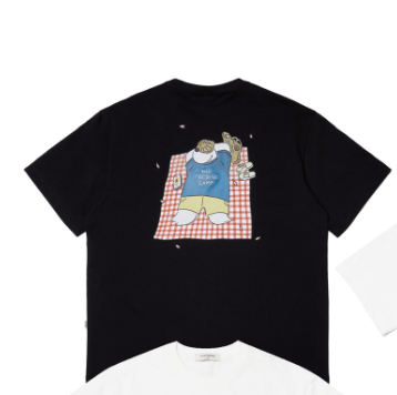 韓國 Nordisk Picnic Cartoon Polar Bear Short Sleeve T-Shirt【NK002】 - Image