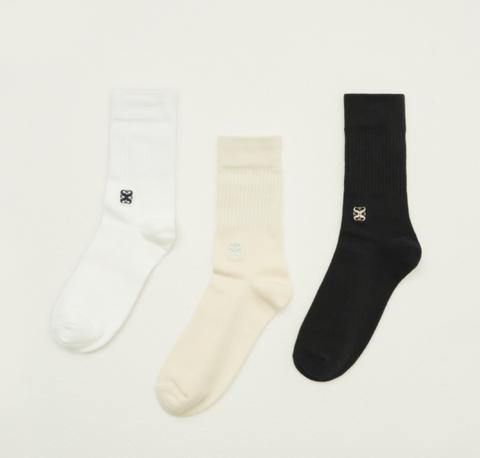 韓國 Satur All day Satur Crew Socks【SR035】 - Image