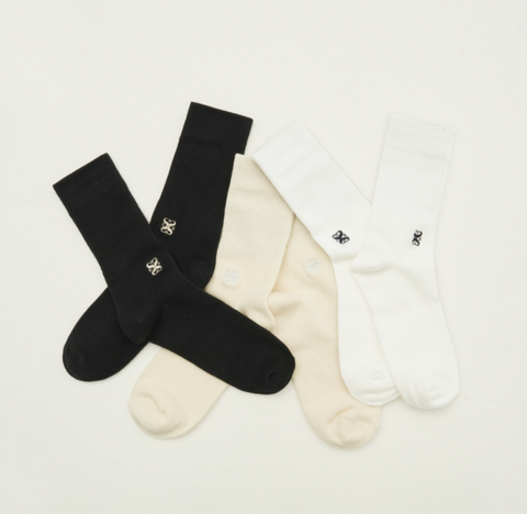 韓國 Satur All day Satur Crew Socks【SR035】 - Image