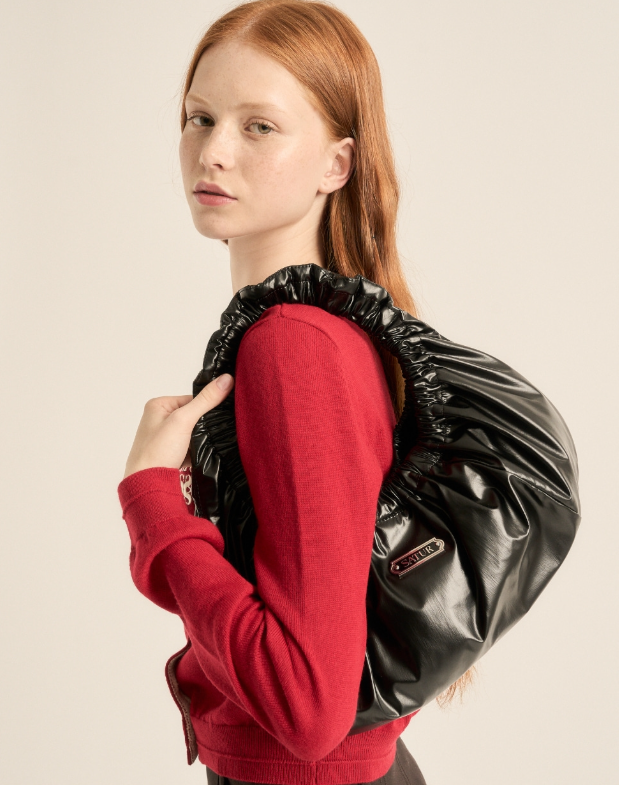韓國 Satur Scrunchie Medium Shoulder Bag【SR033】