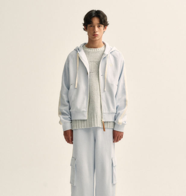 韓國 Satur Lawton Loose Fit Hood Zip-up【SR024】