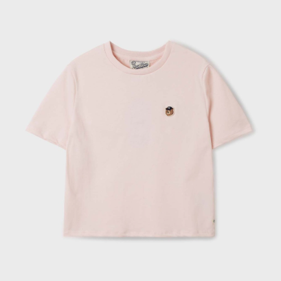 韓國 Who.A.U Steve Head Patch Crop T-shirt【WA109】