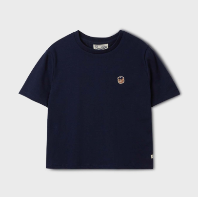 韓國 Who.A.U Steve Head Patch Crop T-shirt【WA109】
