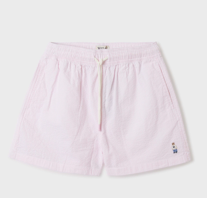 韓國 WhoAU Steve Seersucker Shorts【WA123】