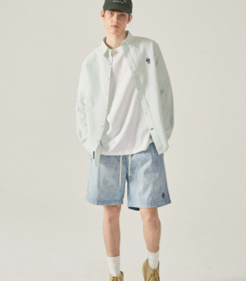 韓國 Who.A.U Steve Denim Shorts【WA113】