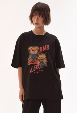 韓國 Ambler Hero Bear Appears T-shirt【AR098】