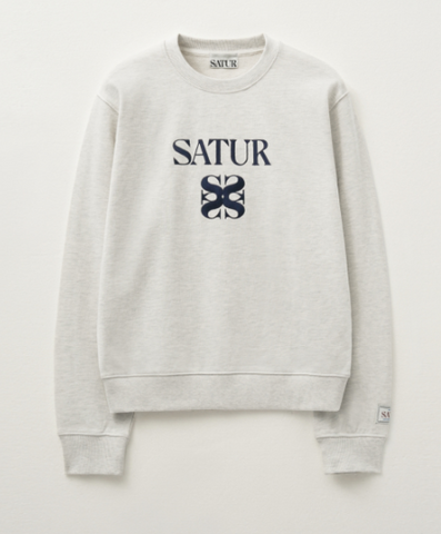 韓國 Satur (W) Classic Logo Sweatshirt【SR002】 - Image