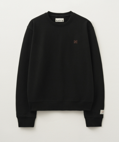 韓國 Satur (W) Classic Logo Basic Sweatshirt【SR012】 - Image