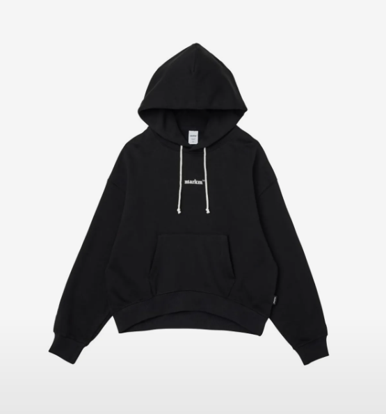韓國 Markm (W) SMALL LOGO LOOSE-FIT HOODIE【MA096】