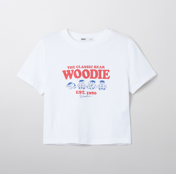 韓國 SPAO Crop Short Sleeve T-shirt【SP082】