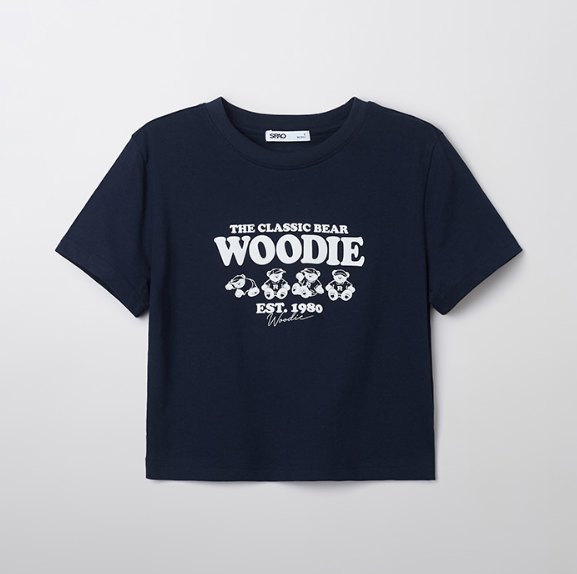 韓國 SPAO Crop Short Sleeve T-shirt【SP082】