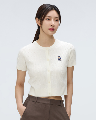 【現貨】韓國 SPAO Cable Crop Cardigan【SP085】