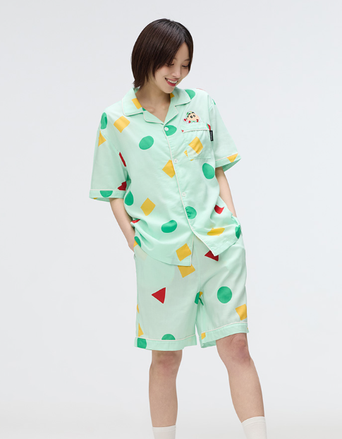 韓國 SPAO Crayon Shin-chan Short Sleeve Pajamas【SP097】
