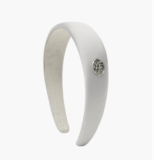 韓國 Marithe Francois Girbaud CIRCLE LOGO SATIN HAIR BAND 【MF510】