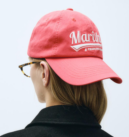 韓國 Marithe Francois Girbaud VINTAGE BASEBALL GRAPHIC CAP 【MF313】 - STT Mall HK 靚太網購