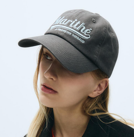 韓國 Marithe Francois Girbaud VINTAGE BASEBALL GRAPHIC CAP 【MF313】 - STT Mall HK 靚太網購