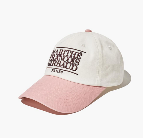 韓國 Marithe Francois Girbaud 車銀優 同款 CLASSIC LOGO 6PANEL COLOR BLOCK CAP【MF421】