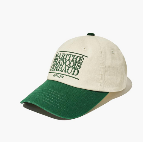 韓國 Marithe Francois Girbaud 車銀優 同款 CLASSIC LOGO 6PANEL COLOR BLOCK CAP【MF421】