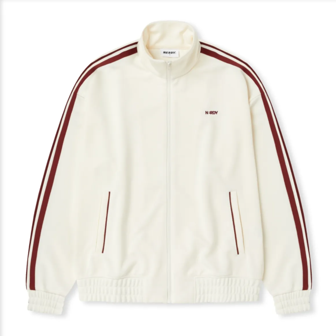 韓國 Nerdy Jacquard Tape Track Top【NY173】
