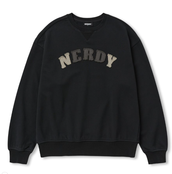 韓國 Nerdy Vintage Arch Logo Sweatshirt【NY174】