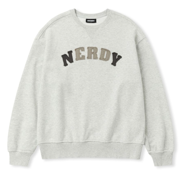 韓國 Nerdy Vintage Arch Logo Sweatshirt【NY174】