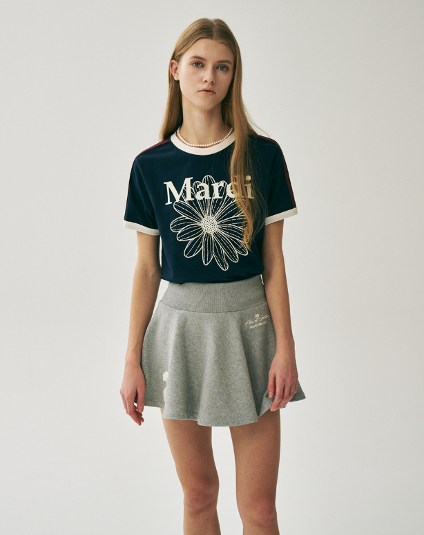 韓國 Mardi Mercredi LINGER TSHIRT FLOWERMARDI【MM046】