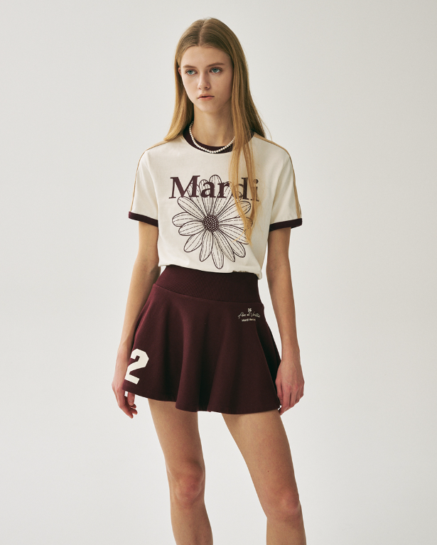 韓國 Mardi Mercredi LINGER TSHIRT FLOWERMARDI【MM046】