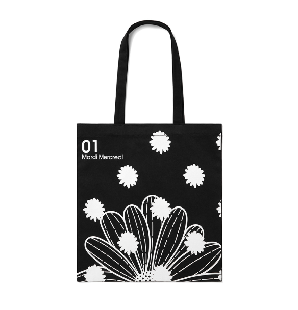韓國 Mardi Mercredi CANVAS BAG FLOWER DOTS【MM112】