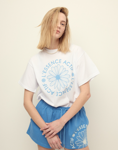 韓國 Mardi Mercredi T-SHIRT ACTIF EMBLEM【MM114】