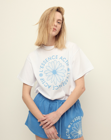 韓國 Mardi Mercredi T-SHIRT ACTIF EMBLEM【MM114】