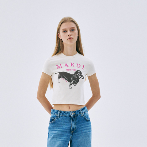 韓國 Mardi Mercredi CROPPED TSHIRT DDANJI【MM059】 - STT Mall HK 靚太網購