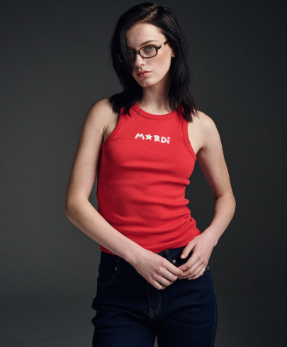 韓國 Mardi Mercredi TANK RACER MARDI STAR LOGO【MM125】