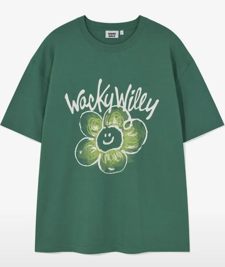 韓國 Wacky Willy Big Lily Short Sleeve T-Shirt【WW221】
